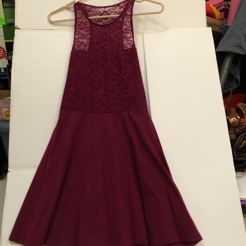 Hollister Razorback Lace Skater Dress